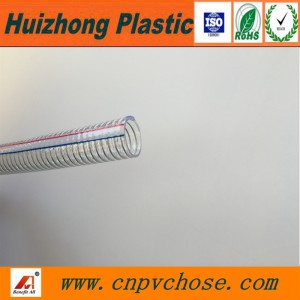 Spiral pvc steel wire reinforced hose